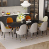 Extra Long Extendable Dining Table Strong Stains-proof Kitchen Table For Party
