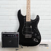 Glarry 39" Full Size Electric Guitar with Amp Case & Accessories Pack Beginner