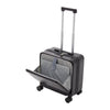 Wheeled Black Suitcase Cabin Trolley Bag Hand Luggage Carry On Travel Case