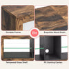 TV Stand Cabinet Entertainment Center Modern Unit Shelf Living Room Bedroom Glas