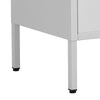 Metal Filing Cabinet with 2/4 Door Office File Storage Cupboard Adjustable Shelf