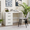 4 Drawers Computer Desk Compact Laptop PC Table Workstation Modern Writing Desk