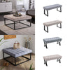 Modern Ottoman Bench Fabric Padded Footrest Entry Hallway Shoe Bench Window Seat