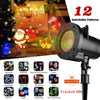 Newest LED Moving Laser Projector Light Snowflake Outdoor Lamp UK