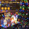 Mains Plug In Fairy String Lights 20M 200 LED Party Garden Wedding Dlgsbptk