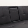 3 Seater Click Clack Sofa Bed Recliner Settee Couch Sofabed with Bloster Pillows