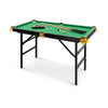 122 cm Folding Billiards Table Portable Game Pool Table w/Accessory Set-Green
