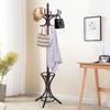 Coat Rack Free Standing Coat Rack Entryway Wooden Coat Tree Stand Mahogany