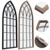 Large Window Garden Mirror Wall Mounted Arch Rustic Indoor Outdoor Floral Decors