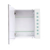 Illuminated LED Bathroom Mirror Cabinet With Demister Sensor Shaver Socket