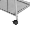 3 Tier Kitchen Trolley Bathroom Storage Portable Home Rack Holder with Wheels UK