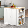 Modern Kitchen Island Wooden Floor Sideboard Buffet Server Cabinet w/ Drawer