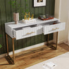 Console Side Display Table with 2 Drawers Hallway Entryway Living Room Furniture