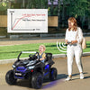 Kids Electric Ride On Car 2-Seater 12V Battery Powered UTV With Remote Control
