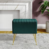 Dressing Table Makeup Stool Velvet Padded Pouffe Bedroom Chair Seat Hairpin Legs