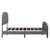 Panel Plush Upholstered Bed Frame 4ft6 Double Bed With Headboard & Footboard