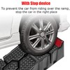 Heavy Duty Plastic Car Ramps 2.5 Ton Capacity 1 Pair Vehicles Garage Car Service
