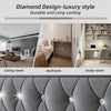 DAYBED VELVET UPHOLSTERED BED SINGLE BED GUEST BED SOFA BED WITH TRUNDLE GREY