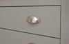 Lancaster Shoe Cabinet 2 Door 1 Drawer Storage Unit Hallway Cream Grey living