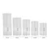 3/5PCS Metal Plinth Cylinder Dessert Cake Pedestal Wedding Flower Display Stand