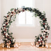 240cm Double Circle Metal Hoop Wedding Backdrop Arch Stand Flower Balloon Hoops