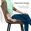 NEW Faux Leather PU Padded Dining Chairs Kitchen Dining Room Chair Set Family UK