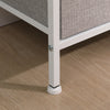 Fabric Bedside Cabinet Table Metal Frame Storage Unit Organiser Chest of Drawers