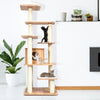 Cat Tree 179 Cm Small Cat Tower Indoor Kitten Activity Center Climbing Stand