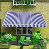 Garden Patio Manual Awning Canopy Shelter Outdoor Sun Shade Retractable