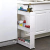 3 Tier Slim Slide Out Kitchen Trolley Rack Holder Storage Shelf Organiser