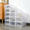 12PCS Shoe Storage Box Stackable Boxes Multipurpose Pack Sneaker Containers Bins