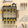 Electric Drill Storage Rack Floating Shelf WallMount Power Tool Organizer 8-slot