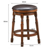 360 ° Swivel Bar Stool Set of 2 Kitchen Dining Chairs Counter Height Stool 62CM