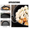 Cast Pot Japanese Style Restaurant Paella Cooking Skillet Deep Frying Pans Wok