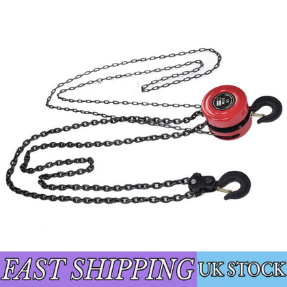 3T Ratchet Chain Lever Chain Heavy Hoist Block Load Lifting Chain Puller 10FT