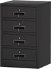 Metal Storage Cabinet with Lockable Drawers for Home Office Bedroom Living Room