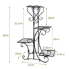 Nordic Style Multi-layer Plant Stand Flower Shelf Holder Household Iron Art Rack