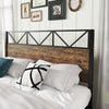 4ft6 Double Size Metal Bed Frame with Headboard and Footboard/2 Storage Drawers