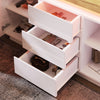 LED SIDEBOARD HIGH GLOSS WHITE STORAGE CABINET WITH 2 DOOR 3 DRAWER LIVING ROOM