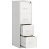 4Drawers Filing Cabinet Lockable Office File Storage Organizer A4 Letter Size