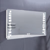 LED Illuminated Bathroom Mirror Light/Clock/Shaver Socket/Demister/Touch Sensor
