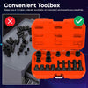 Brake Caliper Hex&Socket Set High Torque 1/2” Square Drive Socket Wrench-Orange