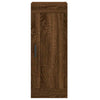 Wall Mounted Cabinet Brown Oak 34.5x34x90 cm Engineered Wood