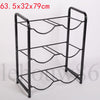 Water Bottle Storage Rack Carbon Steel Water Jug Holder Organizer Garage Ltd Gym