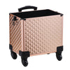Large Makeup Trolley Case Beauty Vanity Case Box Hairdressing Trolley on Wheels