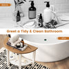 Semicircular Shower Bench 2-Tier Bath Bench Seat Bathroom Inside Shower Stool