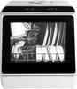 Table Top Dishwasher, Mini Countertop Dishwasher with 6 Programs, Built-in 5L
