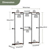 Industrial Pipe Clothing Rack Retail Checkroom Dance Studio Garment Clothes Rail