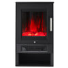 WiFi Freestanding Electric Fireplace Fire Flame Effect Heater Log Burner Stove