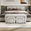 Ottoman Bench Set of 5 Bedroom Window Seat Entryway Footstool for Living Room